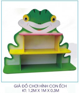 Giá đồ chơi hình con ếch B128